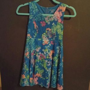 Floral lace girls dress